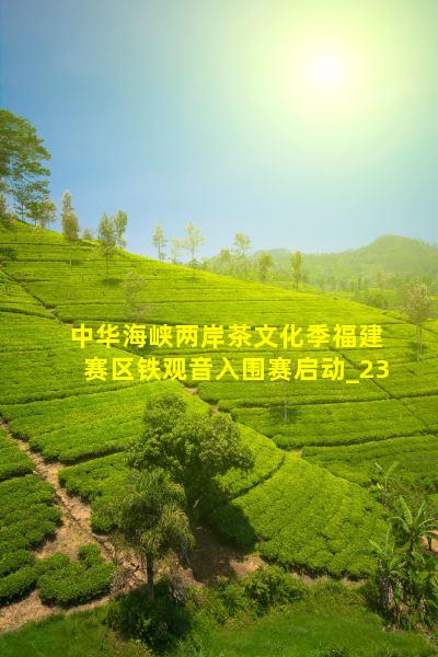 中华海峡两岸茶文化季大型系列活动暨福建赛区铁观音入围赛启动